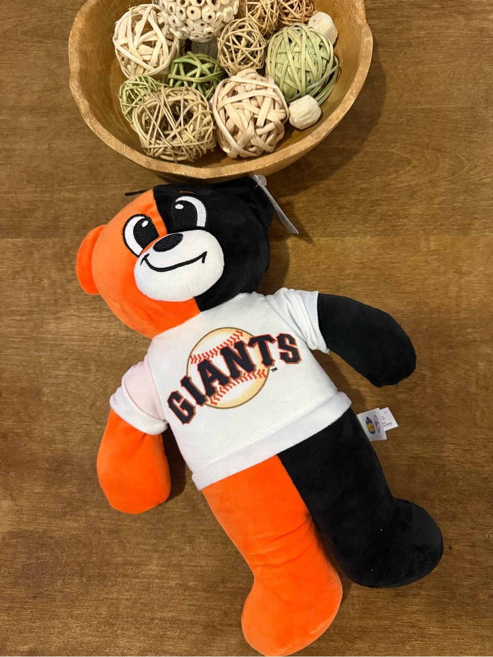 MLB San Francisco Giants Orange and Black Team Plush Bear